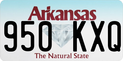 AR license plate 950KXQ