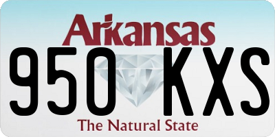 AR license plate 950KXS