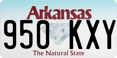 AR license plate 950KXY