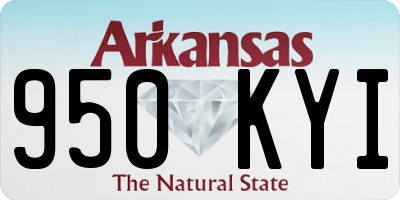 AR license plate 950KYI