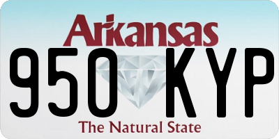AR license plate 950KYP