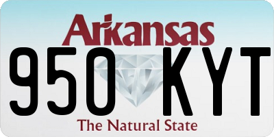 AR license plate 950KYT