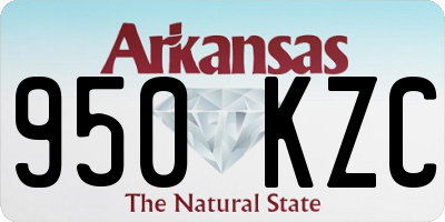 AR license plate 950KZC