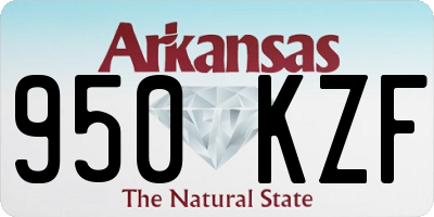 AR license plate 950KZF