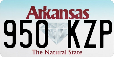 AR license plate 950KZP