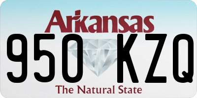 AR license plate 950KZQ