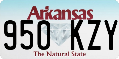 AR license plate 950KZY