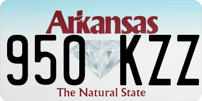 AR license plate 950KZZ