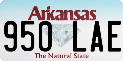 AR license plate 950LAE