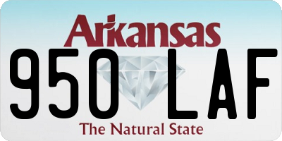 AR license plate 950LAF