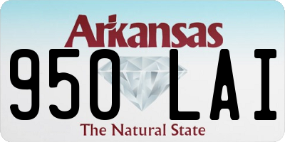 AR license plate 950LAI