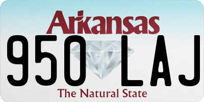 AR license plate 950LAJ