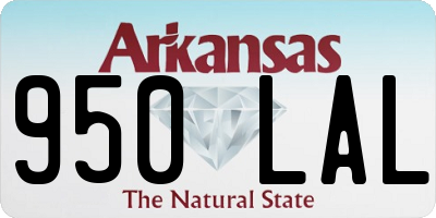 AR license plate 950LAL