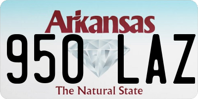 AR license plate 950LAZ