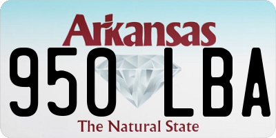 AR license plate 950LBA