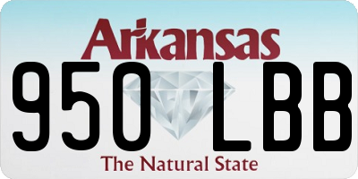 AR license plate 950LBB