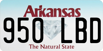 AR license plate 950LBD