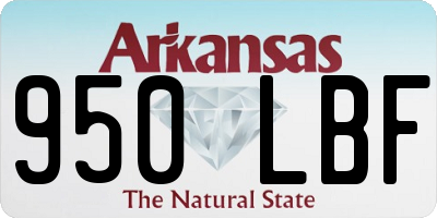 AR license plate 950LBF