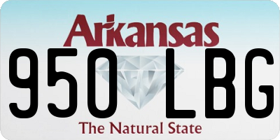 AR license plate 950LBG