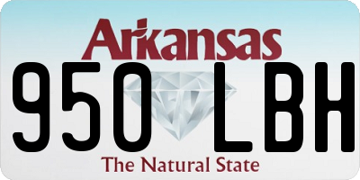 AR license plate 950LBH