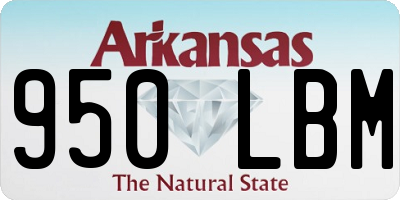 AR license plate 950LBM