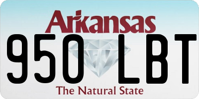 AR license plate 950LBT