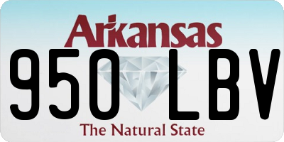 AR license plate 950LBV