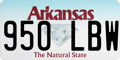 AR license plate 950LBW