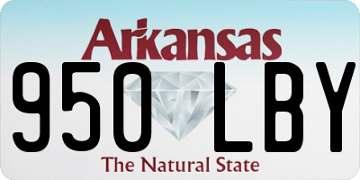 AR license plate 950LBY