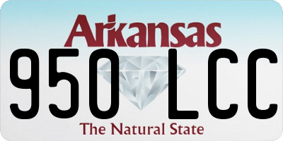 AR license plate 950LCC