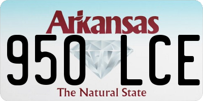 AR license plate 950LCE