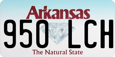 AR license plate 950LCH