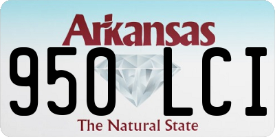 AR license plate 950LCI