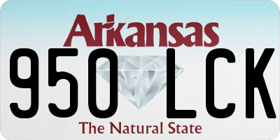 AR license plate 950LCK