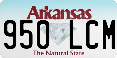 AR license plate 950LCM