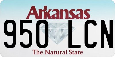 AR license plate 950LCN