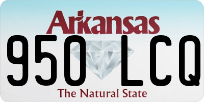 AR license plate 950LCQ