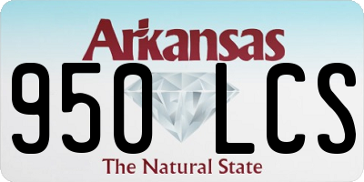 AR license plate 950LCS