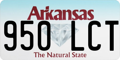 AR license plate 950LCT