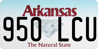 AR license plate 950LCU