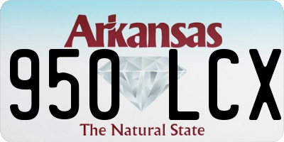 AR license plate 950LCX