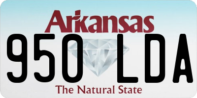 AR license plate 950LDA