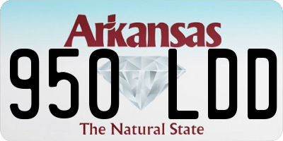 AR license plate 950LDD