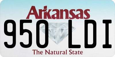 AR license plate 950LDI