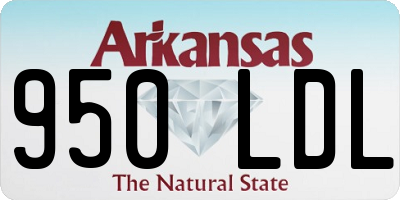 AR license plate 950LDL