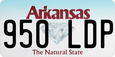 AR license plate 950LDP