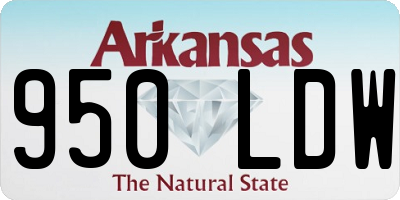 AR license plate 950LDW