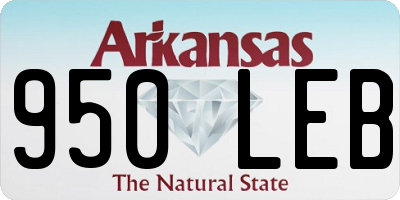 AR license plate 950LEB