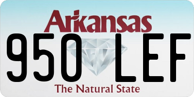 AR license plate 950LEF