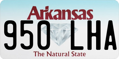AR license plate 950LHA